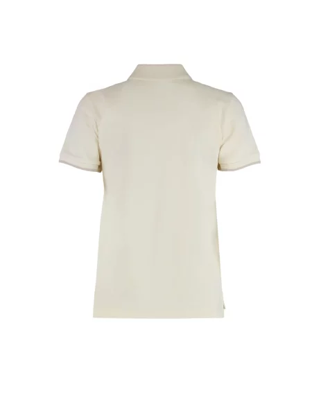 Top Moncler z logo biały
