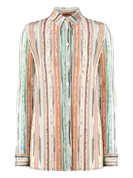 Top Missoni cu dungi lung