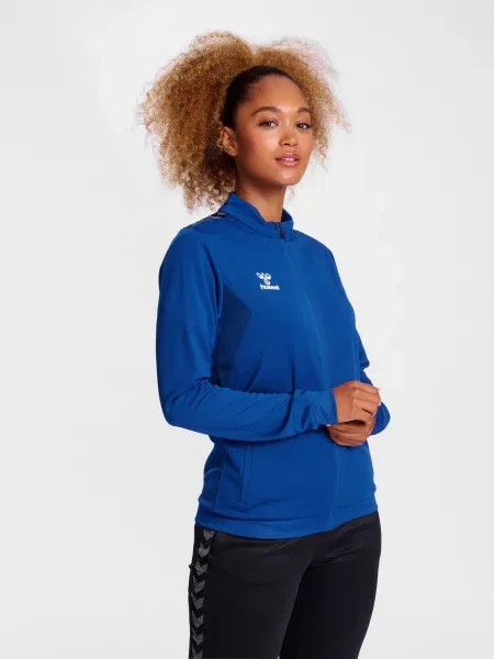 Bluza dresowa Hummel Authentic Pl niebieska