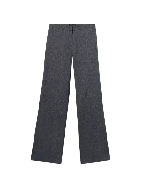 Pantaloni Brooks Brothers din țesătură twill albastru