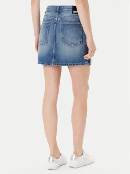 KARL LAGERFELD JEANS Sukně džínovina modrá