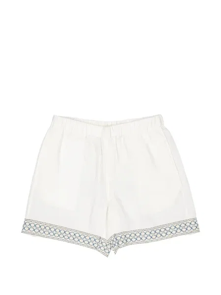 Bermude Homme țesut alb