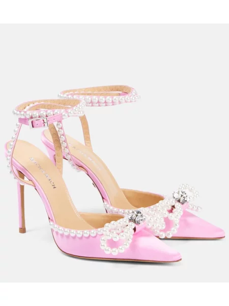 Satenaste salonarji Mach & Mach z lokom roza