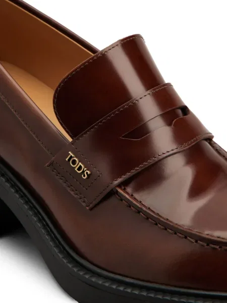 Pantofi loafer Tod's din piele maro