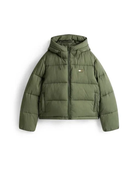 Tommy Jeans Geacă de iarnă verde