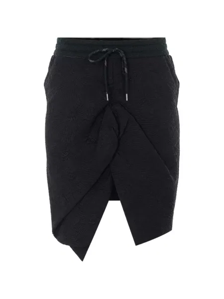 Fustă Vivienne Westwood din jacard asimetrică negru