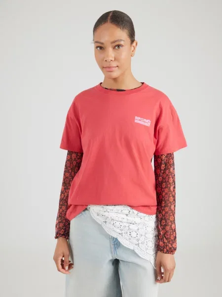 Rip Curl tričko dámske OCEAN BREAK červená