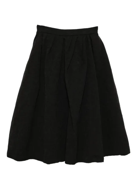 Fustă Carolina Herrera cu model floral negru