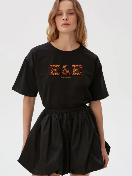 Футболка Estro бавовна/віскоза чорний