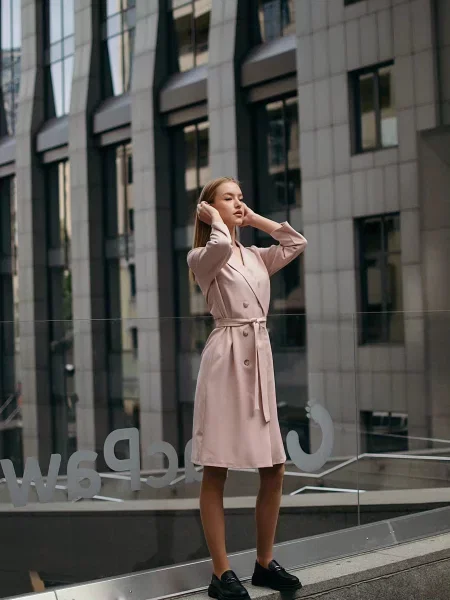 Сукня міні LadyLike рожевий