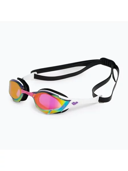 Okulary do pływania arena Cobra Edge Swipe Mirror violet/white/black czarne