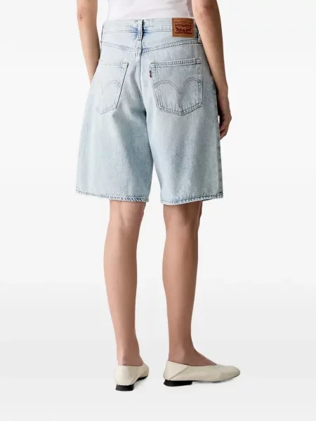 Decupat pantaloni Levi's® cu autograf cu talie înaltă alb