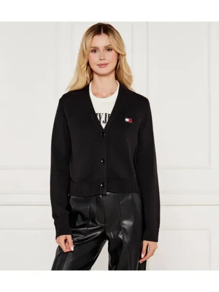 Geacă de blugi Tommy Jeans negru