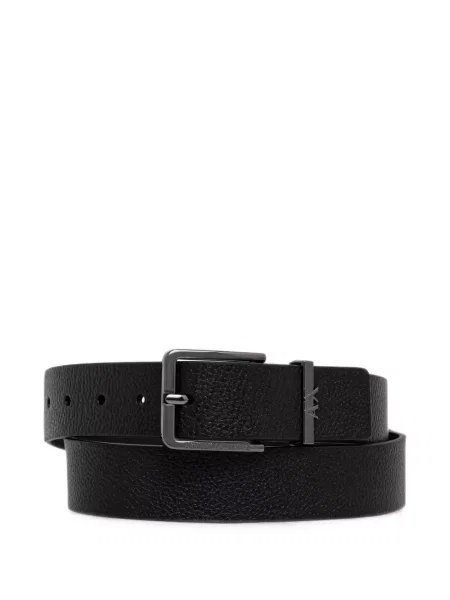 Curea Armani Exchange cu autograf negru