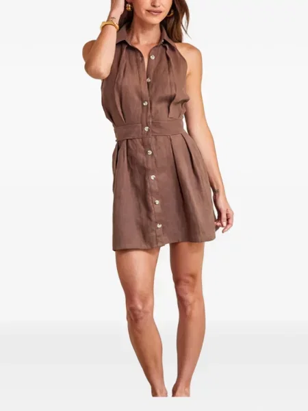 Rochie Hevron maro