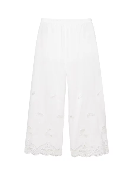 Pull&Bear Pantaloni alb