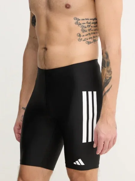 Плувни шорти adidas Performance 3 Stripes черно
