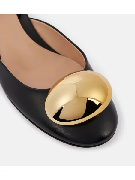 Pantofi cu toc Gianvito Rossi din piele negru