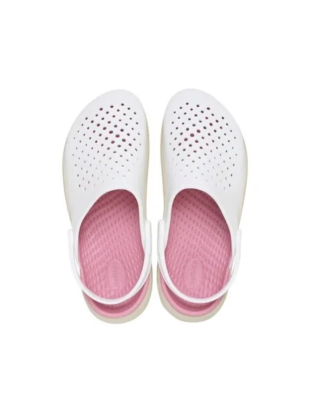 Pantofi Crocs de lână alb