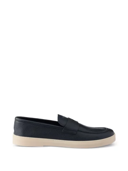 Pantofi loafer Prada din piele albastru