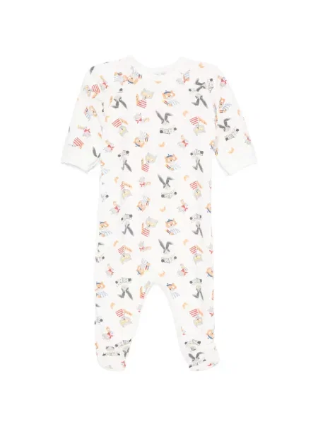 Piżama dziecięca Petit Bateau biała