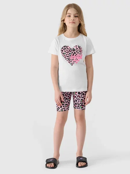 Tricou copii 4f alb