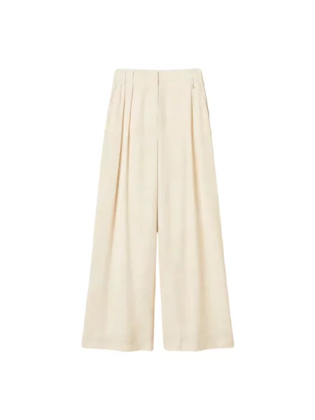 Spodnie palazzo Twinset beżowe