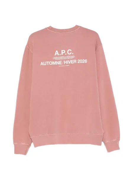 Hanorac A.p.c. cu imagine roz