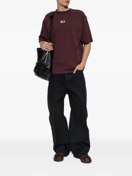 Tricou New Balance cu imagine streetstyle roșu