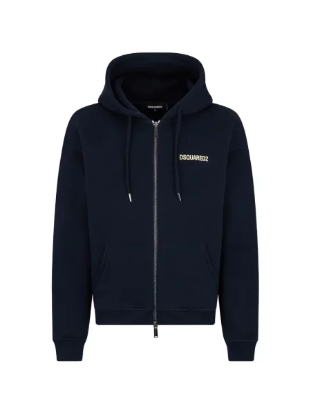 Bluza z kapturem Dsquared2 niebieska
