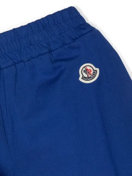 Koszulka polo dziecięca Moncler Enfant niebieska