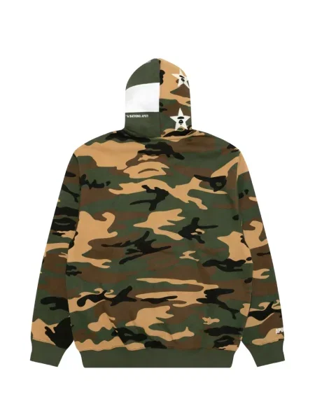 Hoodie Aape By *a Bathing Ape® με σχέδιο παραλλαγής πράσινο