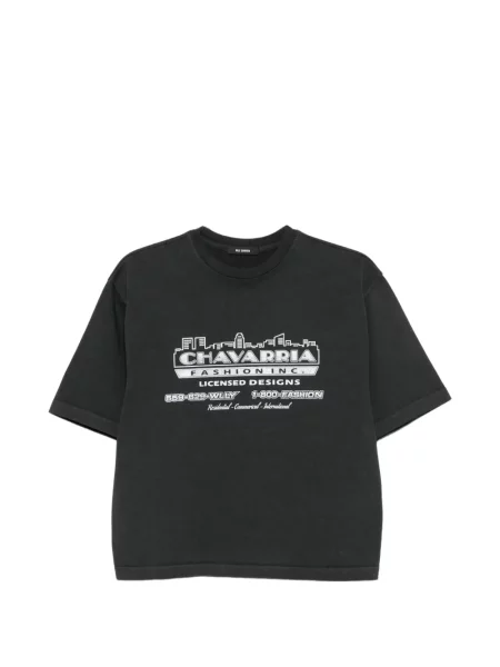 Tricou Willy Chavarria cu imagine negru