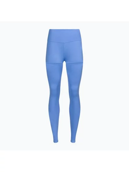 Legginsy treningowe NEBBIA Active High-Waist Smart Pocket light blue niebieskie