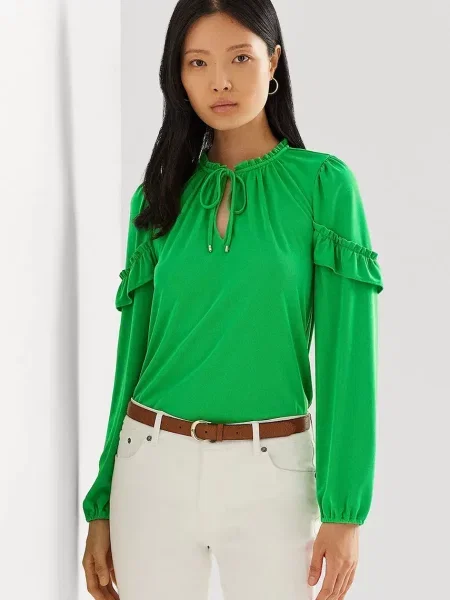 Blúzka Lauren Ralph Lauren zelená