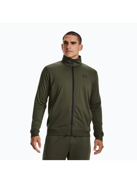 Férfi pulóver Under Armour Sportstyle Tricot navy od green/navy od green/black. Méret: M fekete