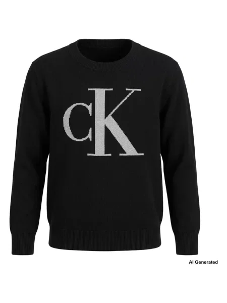 Sveter Calvin Klein Jeans čierna