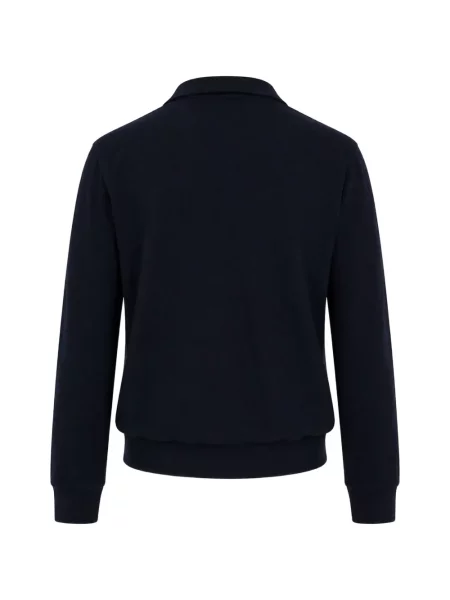 Lung tricou polo Les Tien albastru
