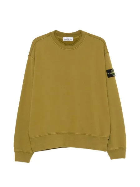 Fleecová mikina Stone Island zelená