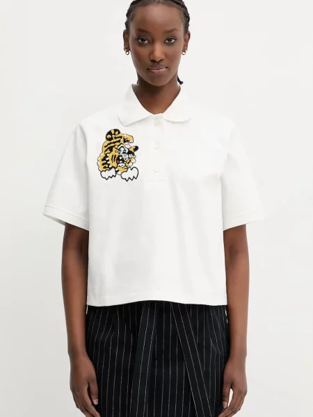 Kenzo polo din alb