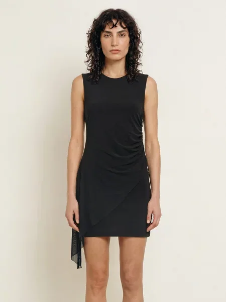 Allsaints Jerseyové Šaty Riley černá