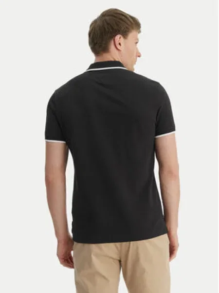Tommy Hilfiger Pólóing Pique fekete