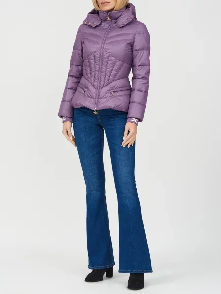 Куртка Elisabetta Franchi фиолетовая