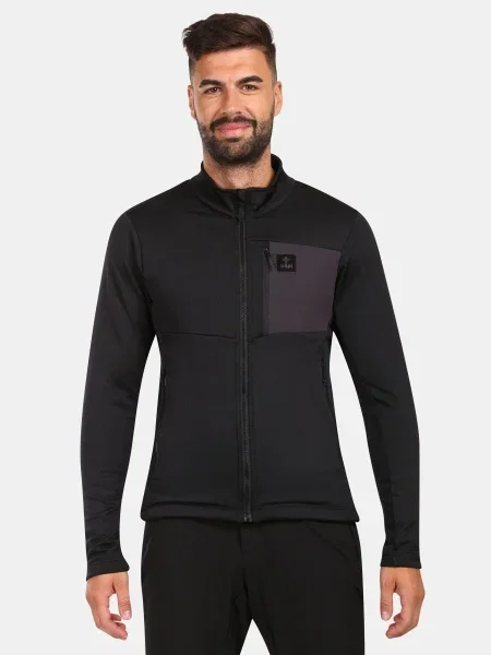 Fleece fleece melegítő felső Kilpi fekete