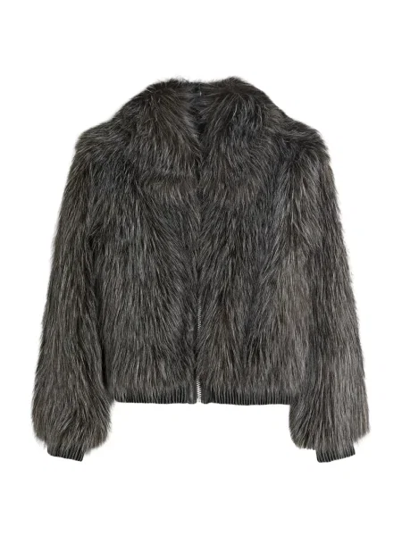 Bershka Prijelazna jakna tamo siva