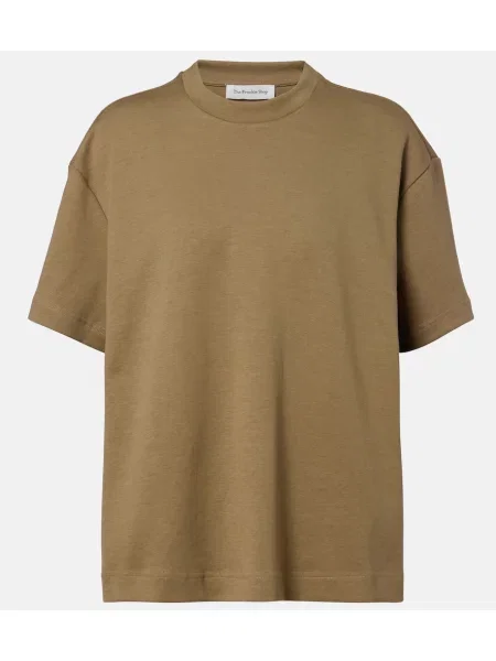 Tricou The Frankie Shop din jerseu verde
