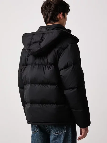 Levi's kurtka puchowa ROCKWELL HOODED czarna