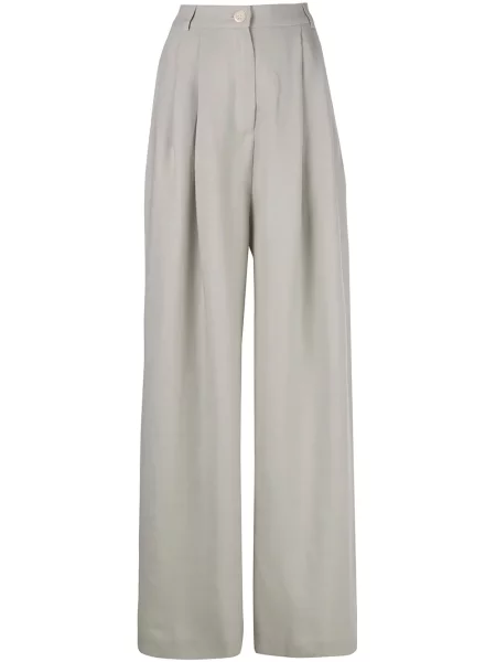 Pantaloni cu talie înaltă Natasha Zinko cu talie înaltă gri
