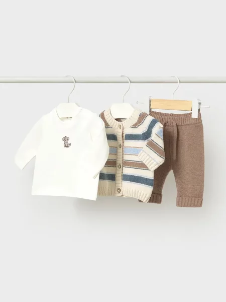 Mayoral Newborn compleu pentru bebeluși cu bej