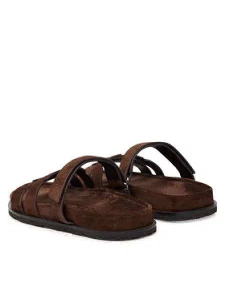 Tory Burch Natikače Ines Sport Slide smeđa